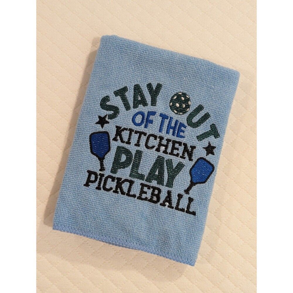 Embroidered Pickleball workout towel New
Handmade
Non smoking home
Microfiber